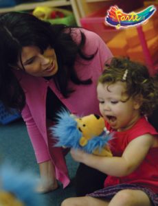 mum and child at music lessons